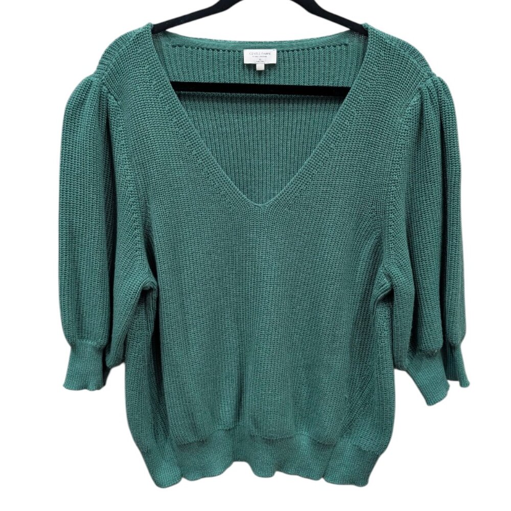 Gentle Fawn Phoebe Pullover in Spring Green